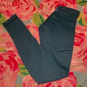 Green Lululemon Wunder Under Leggings